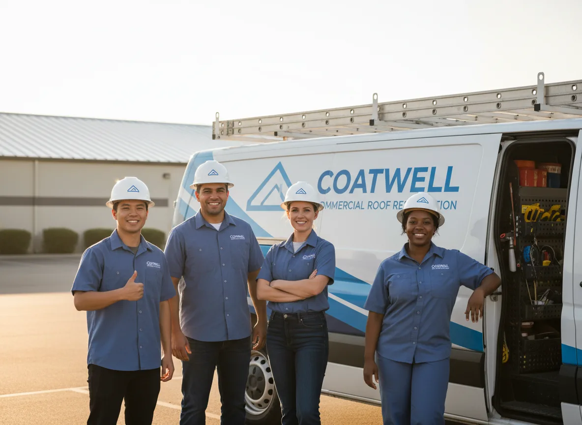 Commercial roof coating company in Antoine, AR
